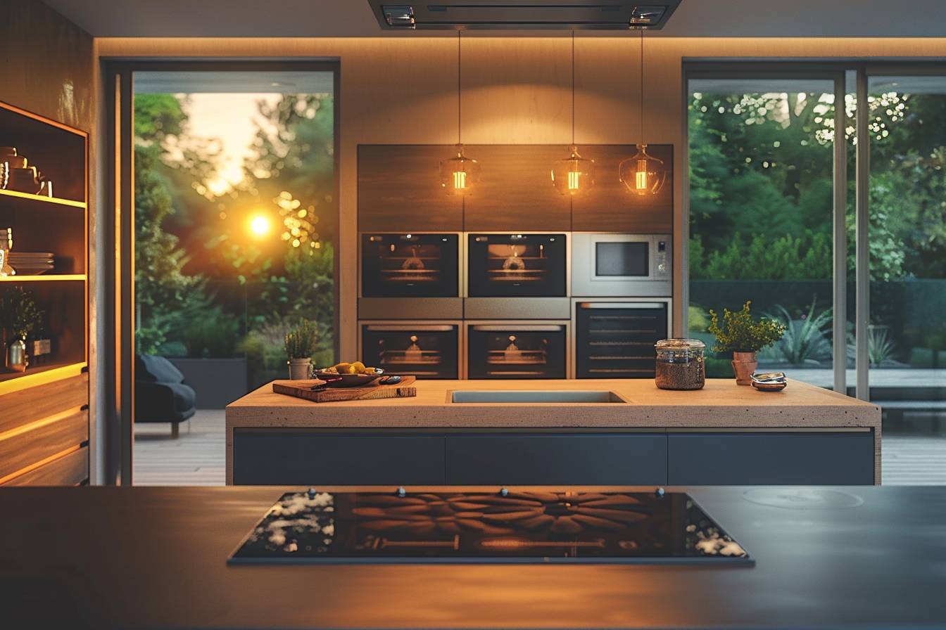 Cuisine moderne à prix abordable et bien équipée  
Modèle de cuisine élégante et économique en promotion