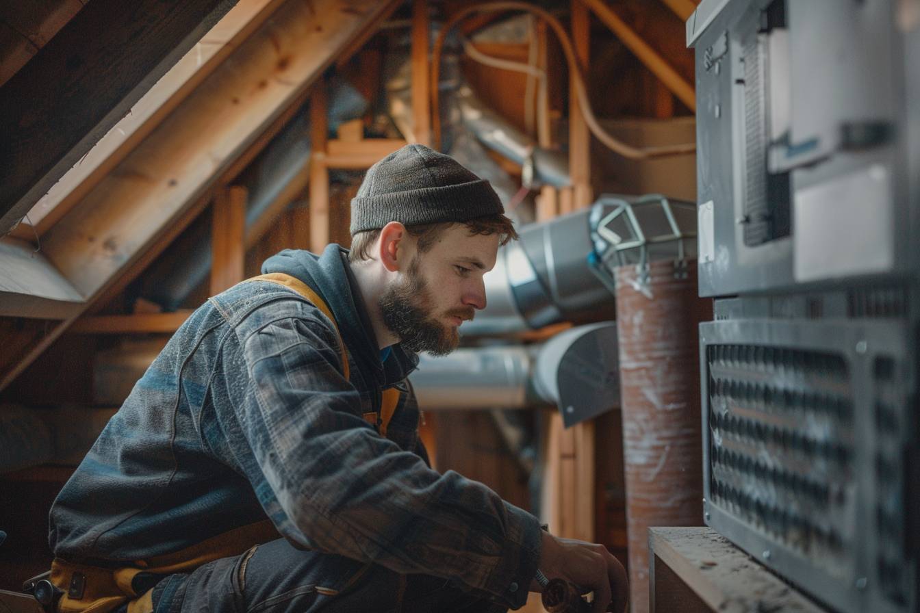 VMI installée dans une maison ancienne rénovée