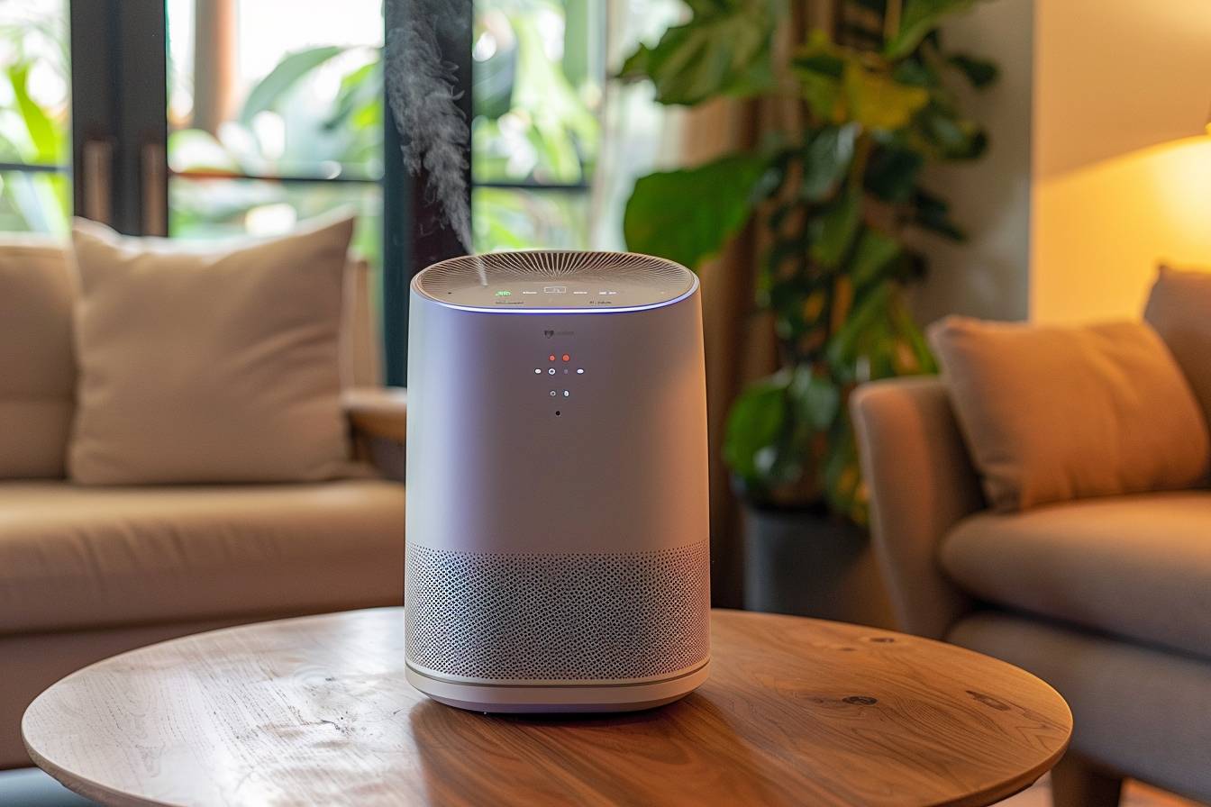 Maison bien ventilée avec fenêtres ouvertes et plantes  
Espace intérieur lumineux et aéré avec circulation d'air