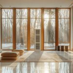 Maison moderne sans ventilation pour bien-être optimal