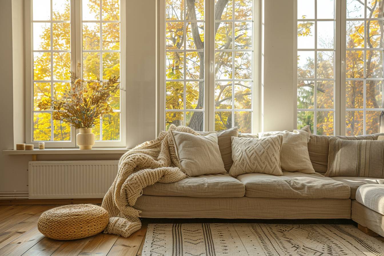 Maison traditionnelle sans système de ventilation  
Intérieur d'une maison mal ventilée et humide