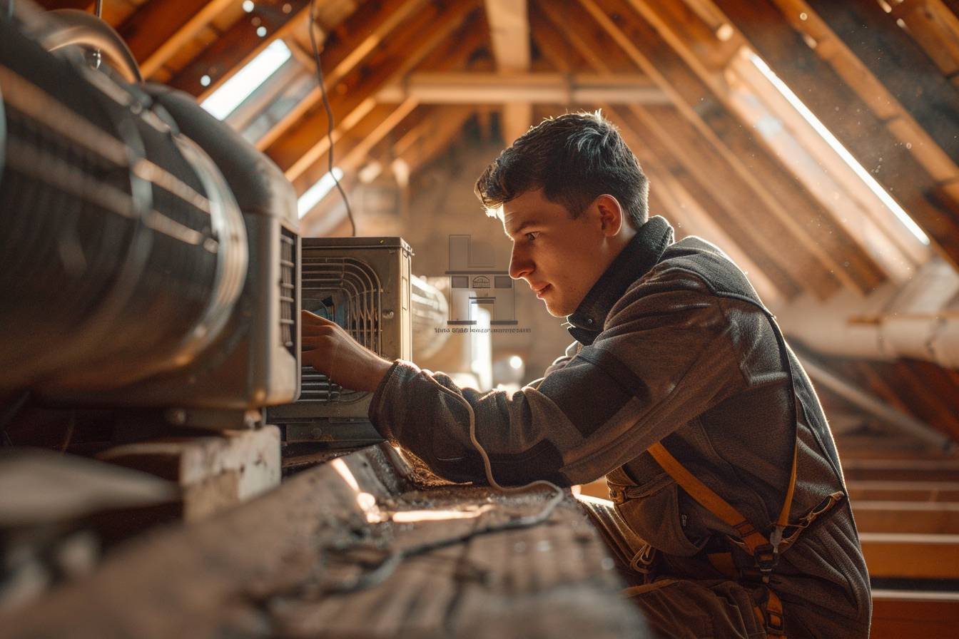 VMI installée dans une maison ancienne rénovée
Système de ventilation dans un intérieur traditionnel